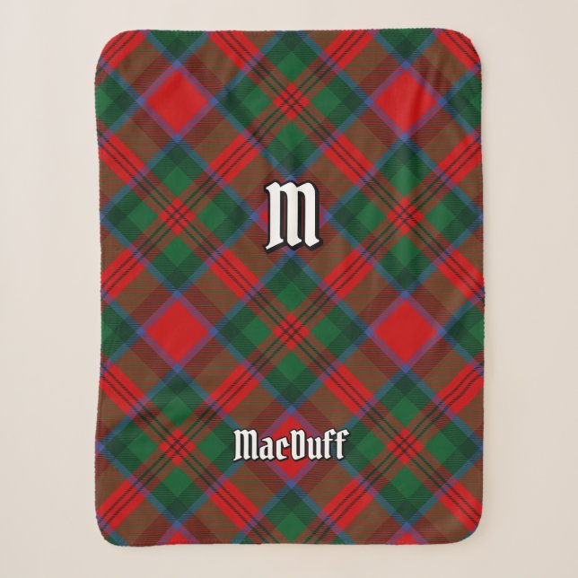 Clan MacDuff Tartan Sherpa Blanket (Front)