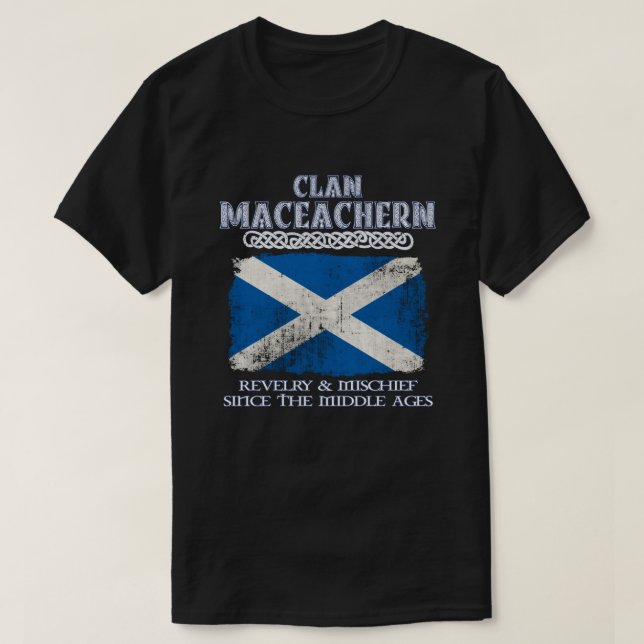 Clan MacEachern crest Scottish clans Scottish surn T-Shirt (Design Front)