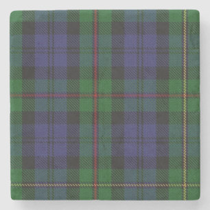 Clan MacEwen Tartan Plaid Stone Coaster