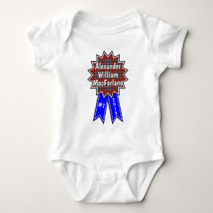 Clan MacFarlane #1 Award Blue Ribbon Baby Bodysuit