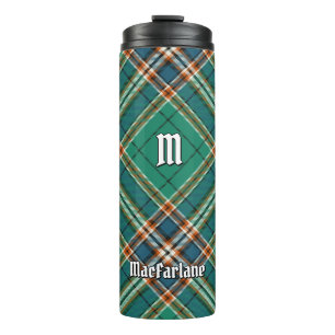 Clan MacFarlane Ancient Hunting Tartan Thermal Tumbler