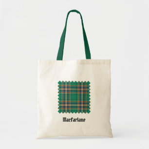 Clan MacFarlane Ancient Hunting Tartan Tote Bag