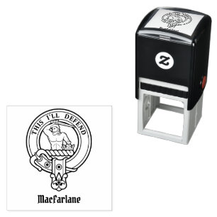 Clan MacFarlane Crest Self-inking Stamp