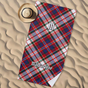 Clan MacFarlane Dress Tartan Beach Towel