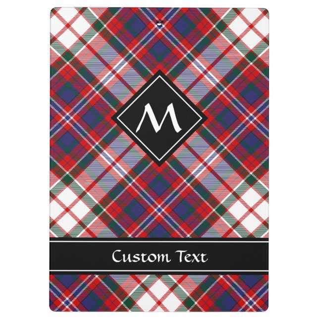 Clan MacFarlane Dress Tartan Clipboard (Back)