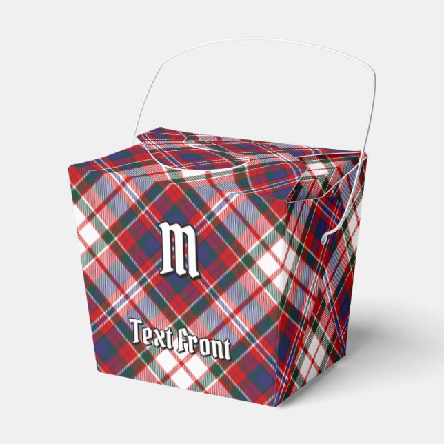 Clan MacFarlane Dress Tartan Favour Box (Front Side)