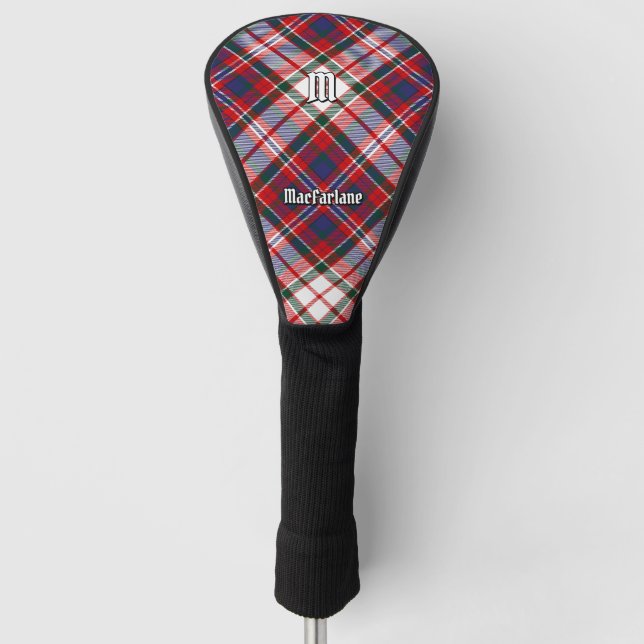 Clan MacFarlane Dress Tartan Golf Head Cover (Front)