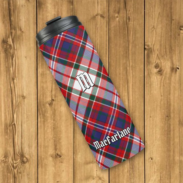 Clan MacFarlane Dress Tartan Thermal Tumbler (Creator Uploaded)