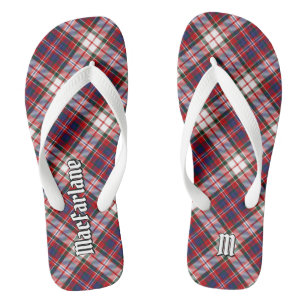 Clan MacFarlane Dress Tartan Thongs