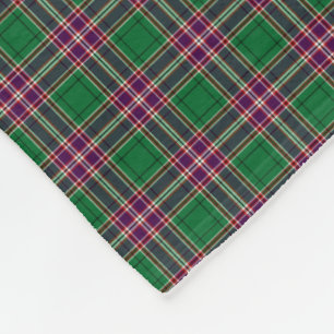 Clan MacFarlane Hunting Tartan Fleece Blanket