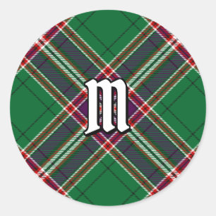 Clan MacFarlane Modern Hunting Tartan Classic Round Sticker