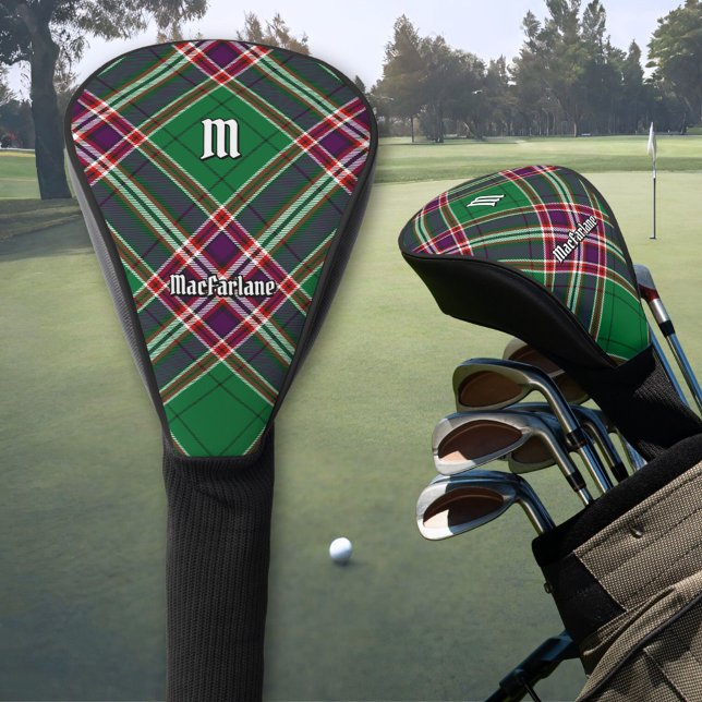 Clan MacFarlane Modern Hunting Tartan Golf Head Cover (Creator Uploaded)