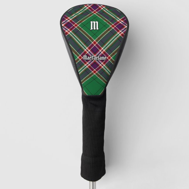 Clan MacFarlane Modern Hunting Tartan Golf Head Cover (Front)