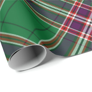 Clan MacFarlane Modern Hunting Tartan Wrapping Paper