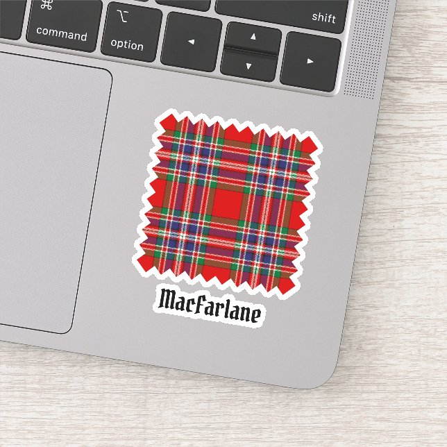 Clan MacFarlane Red Tartan (Detail)