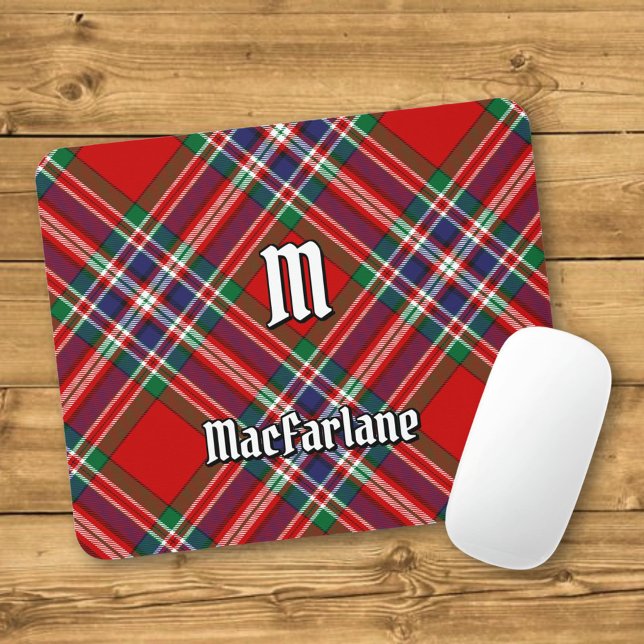 Clan MacFarlane Red Tartan Mouse Pad (Creator Uploaded)