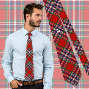 Clan MacFarlane Red Tartan Tie