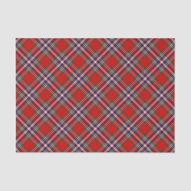Clan MacFarlane Red Tartan Tissue Paper (Front)