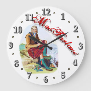Clan MacFarlane Scottish Dream Clock