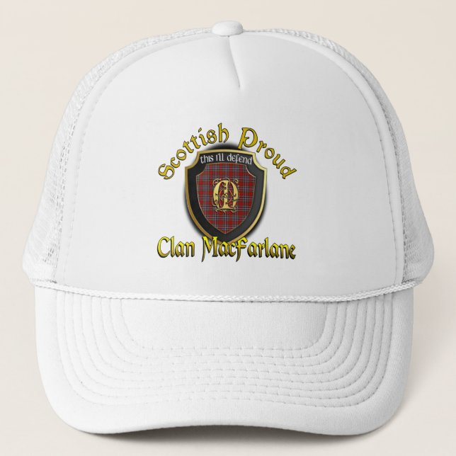Clan MacFarlane Scottish Dynasty Cap (Front)