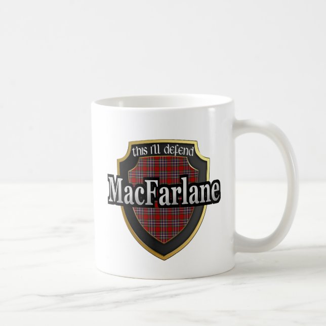 Clan MacFarlane Scottish Dynasty Tartan Mugs Cups (Right)