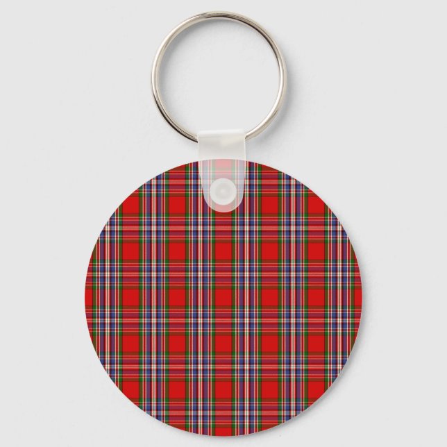 Clan MacFarlane Tartan Key Ring (Front)