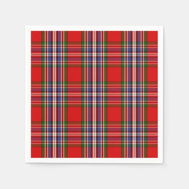 Clan MacFarlane Tartan Napkin (Front)