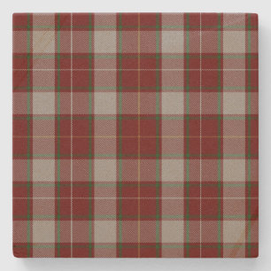 Clan MacFie Dress Tartan Plaid Stone Coaster