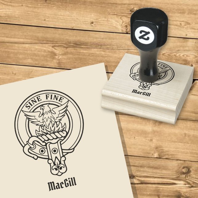 Clan MacGill Crest Rubber Stamp (Creator Uploaded)