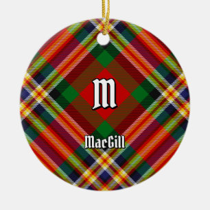 Clan MacGill Tartan Ceramic Ornament