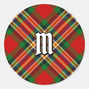 Clan MacGill Tartan Classic Round Sticker