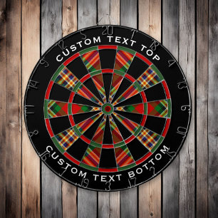 Clan MacGill Tartan Dart Board
