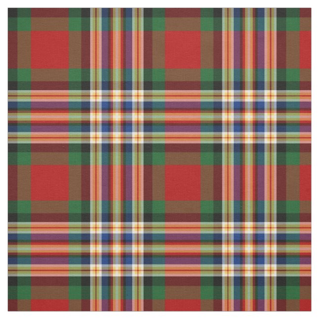 Clan MacGill Tartan Fabric (Swatch)