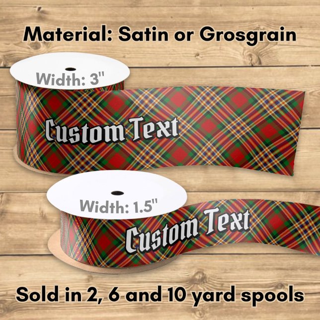 Clan MacGill Tartan Satin Ribbon (Creator Uploaded)