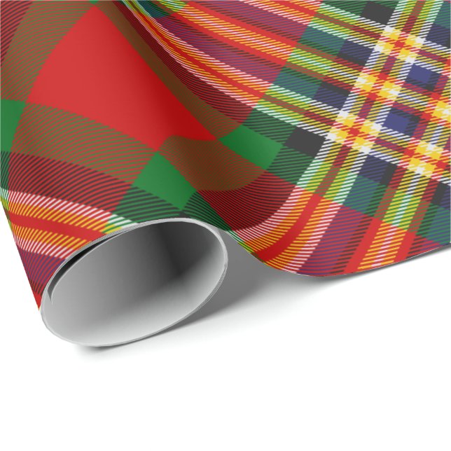 Clan MacGill Tartan Wrapping Paper (Roll Corner)