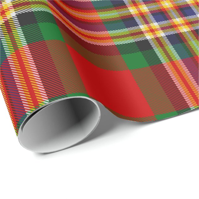 Clan MacGill Tartan Wrapping Paper (Roll Corner)