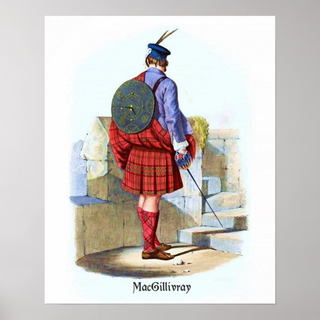 Clan MacGillivray by R. R. McIan Poster (Front)