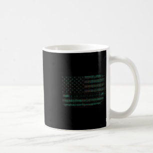 Clan Macgillivray Hunting Scottish Tartan Us Flag Coffee Mug