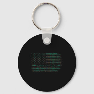 Clan Macgillivray Hunting Scottish Tartan Us Flag Key Ring
