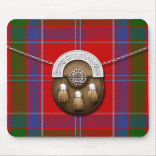 Clan MacGillivray Tartan And Sporran Mouse Pad