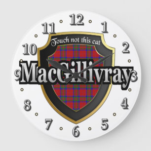 Clan MacGillivray Tartan Scottish Dream Clock