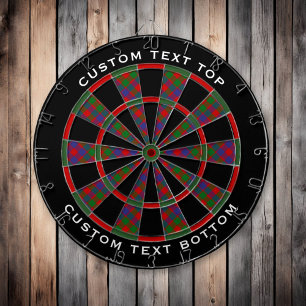 Clan MacGowan Tartan Dartboard