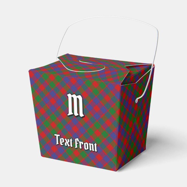 Clan MacGowan Tartan Favour Box (Front Side)