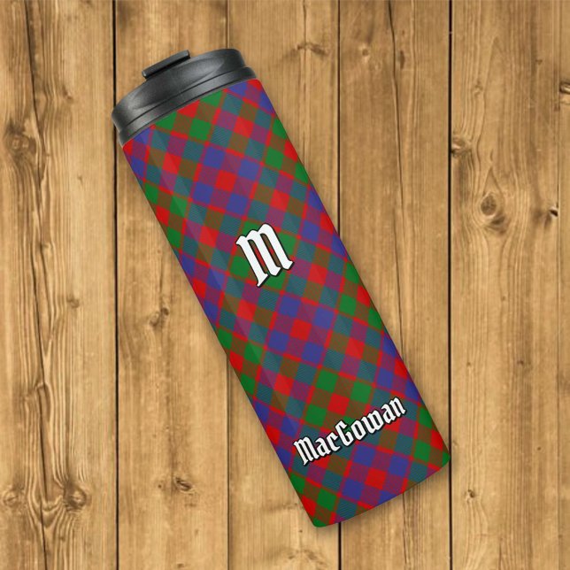 Clan MacGowan Tartan Thermal Tumbler (Creator Uploaded)