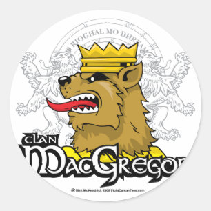Clan MacGregor Classic Round Sticker