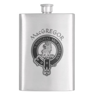Clan MacGregor Crest Flask