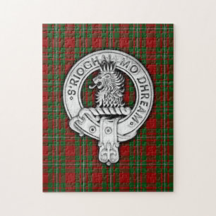 Clan MacGregor Crest & Tartan Jigsaw Puzzle