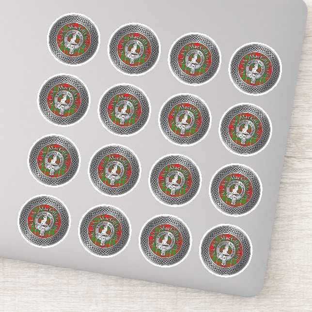 Clan MacGregor Crest & Tartan Knot (Detail)