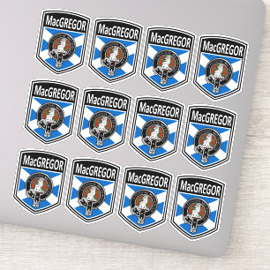 Clan MacGregor Crest & Tartan Saltire