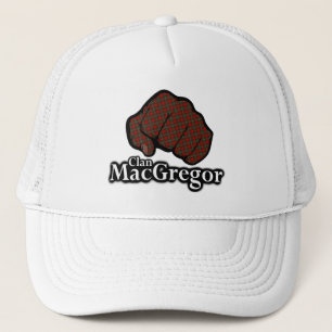 Clan MacGregor Scotland Proud Tartan Fist Trucker Hat